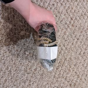 Grace Eleyae Satin-Lined Jeweled Hard Headband in Emerald Green